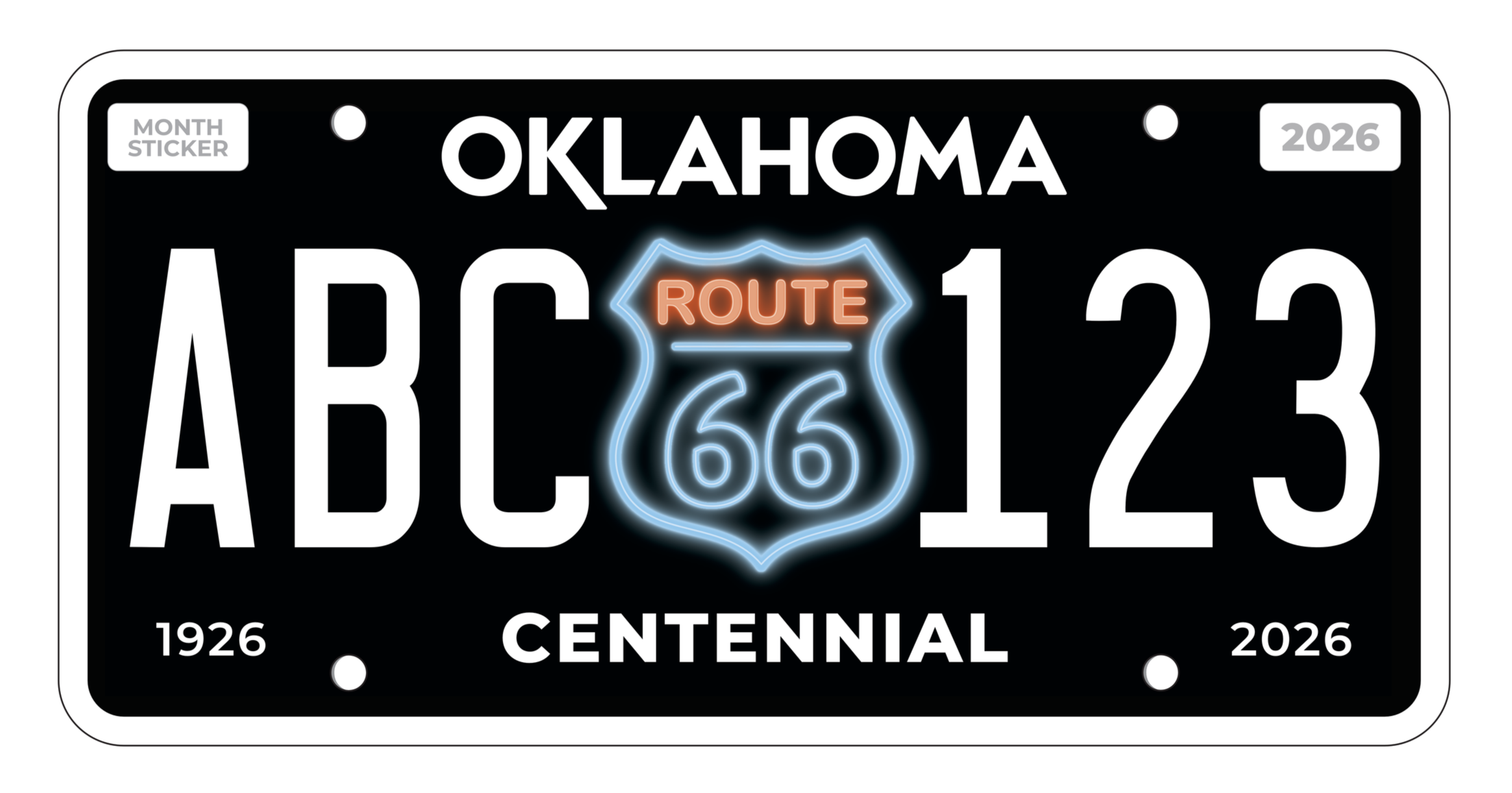 Route 66 Centennial License Plate Now Available for Ordering